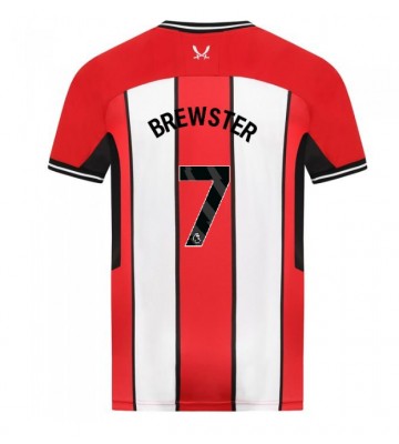 Sheffield United Rhian Brewster #7 Primera Equipación 2023-24 Manga Corta